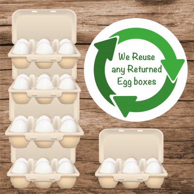 84 Please Return Egg Box Stickers Labels