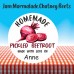 39 Personalised Jar Labels, Stickers, for Jams, Lemon Curd, Chutney, or Beetroot