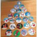 24 Advent Calendar Stickers Boys or Girls Countdown to Christmas