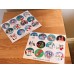 24 Advent Calendar Stickers Boys or Girls Countdown to Christmas