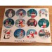 24 Advent Calendar Stickers Boys or Girls Countdown to Christmas