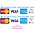 3X Card Payments Accepted Stickers Credit Card MasterCard Visa Apple Pay Contactless Shop Taxi Bar