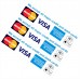 3X Card Payments Accepted Stickers Credit Card MasterCard Visa Apple Pay Contactless Shop Taxi Bar