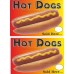 Hot dogs sold here stickers