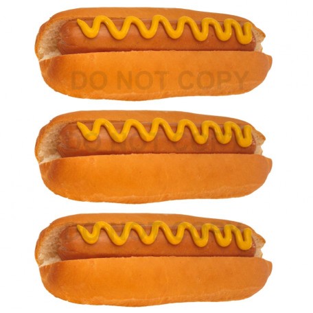 Hot dog with Mustard Stickers