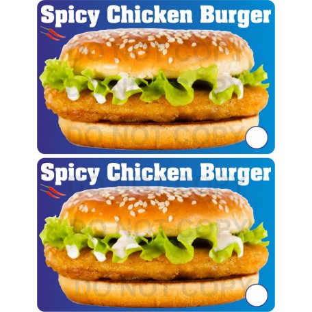 Spicy Chicken Burger  stickers