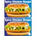 Spicy Chicken Burger  stickers