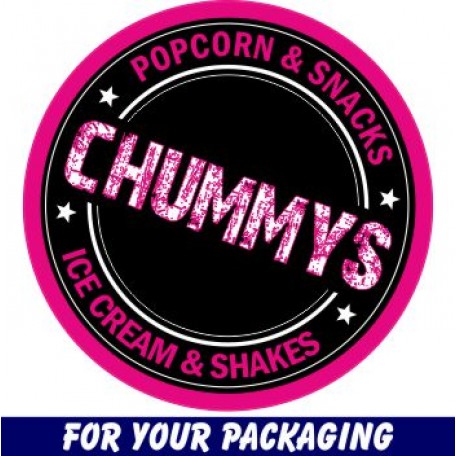 100mm Custom Printed Round Stickers,    