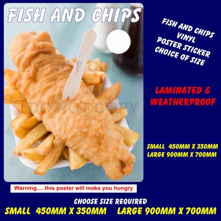 Fish and chips Sticker