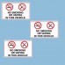 No Smoking No Vaping In This Vehicle Stickers