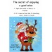 3 x Secret Santa Wine Bottle Vinyl Labels Christmas Gift Family and Friends 