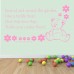 Round The Garden Nursery Rhyme Wall Sticker
