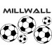 Personalised Name or Team and football vinyl wall sticker decal Boys or Girls
