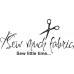 Sew Much Fabric So Little Time Vinyl Wall Decal Sticker